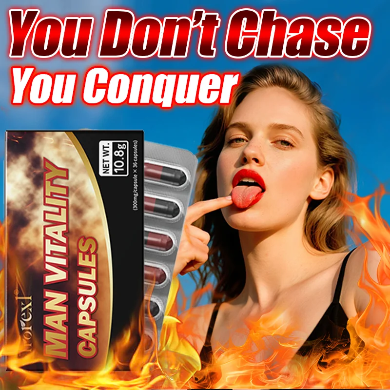 

Powerful High Purity Men Vitality Capsules, No side effects, Supplement for Men