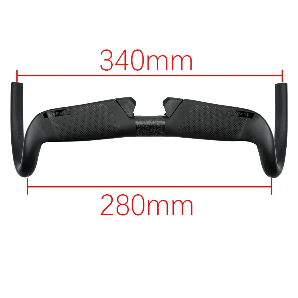 BALUGOE Gravel Bike Full Internal Wiring Professional Carbon Fiber Road Bicycle Handle All Internal Cables Fixed Bike Handlebar image 3
