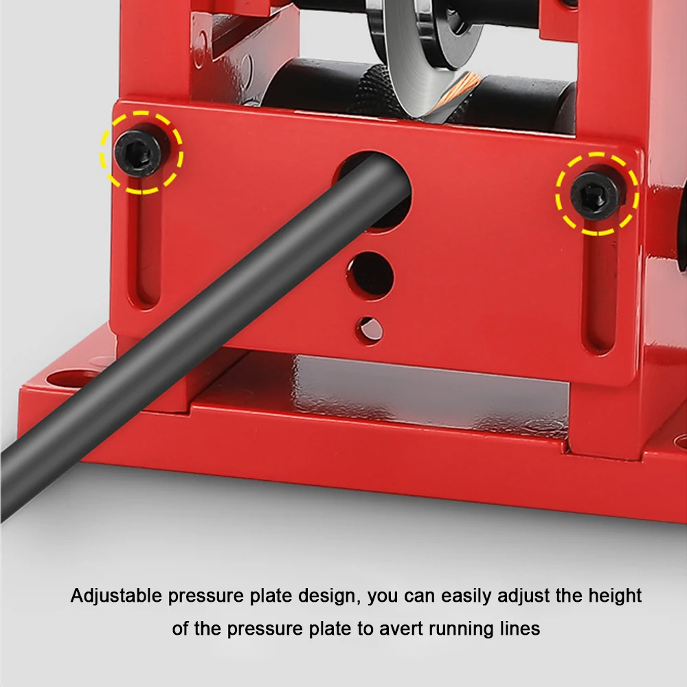 【جديد】أداة تجريد الأسلاك المنزلية اليدوية أداة تجريد الأسلاك اليدوية آلة تقشير الكابلات النحاسية مع كرنك اليد لسلك 1.5-25 مم