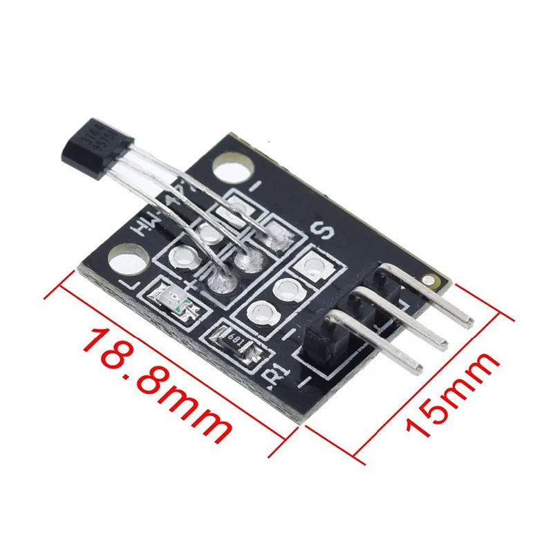 10~1000Pcs KY-003 A3144 Hall Switch Hall Magnetic Sensor Module For Automotive Igniter Speed Detection and Control