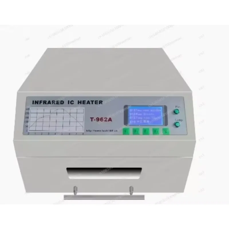 T-962A Infrared Solder Led Free Reflow Oven Windowed Drawer IC Heater 300x320mm T962A