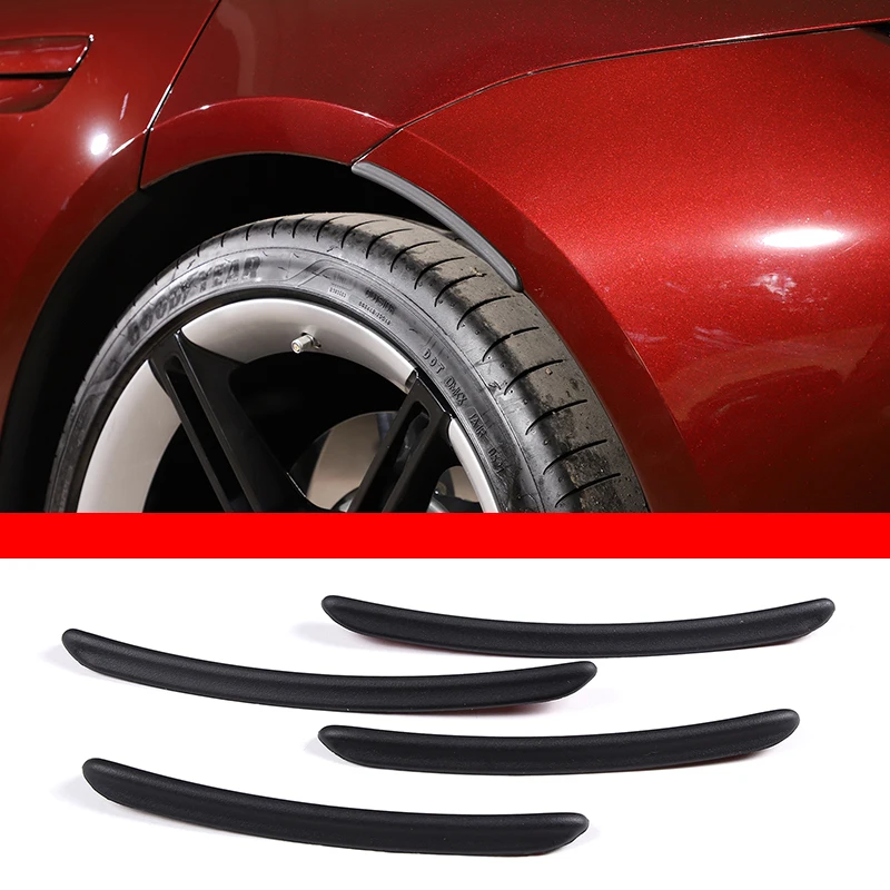 

x4 Car Bumper Fender Flare Mud Flap Splash Guards For Toyota/Volkswagen/Porsche/Subaru/Corvette/Tesla/BMW/Nissan