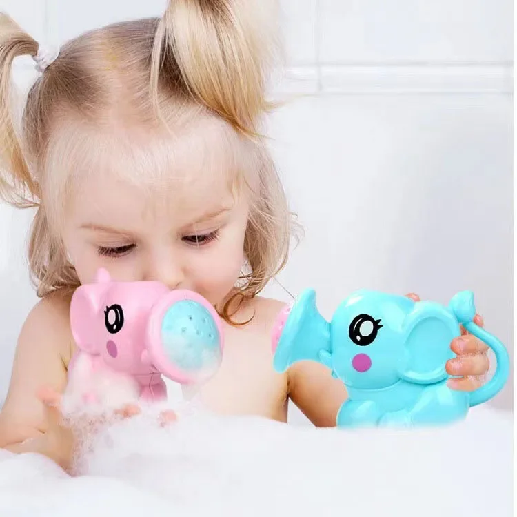 Baby Bath Toys Lovely Plastic Elephant Shape Water Spray for Baby Shower Swimming Toys Kids Gift Baby Kids Toy