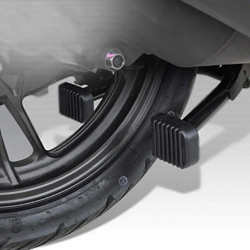 Motorcycle Parking Stand Pad Motorcycle Kickstand Pad Foot Pad Support Plate Kickstand Extension Support Motorcycle Accessories