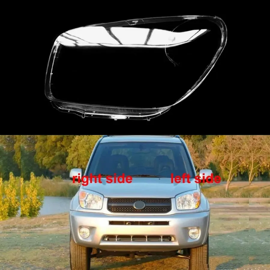 

For Toyota RAV 4 RAV4 2004 Headlight Cover Transparent Lampshade Lamp Case Headlamp Shell Plexiglass Replace Original Lens