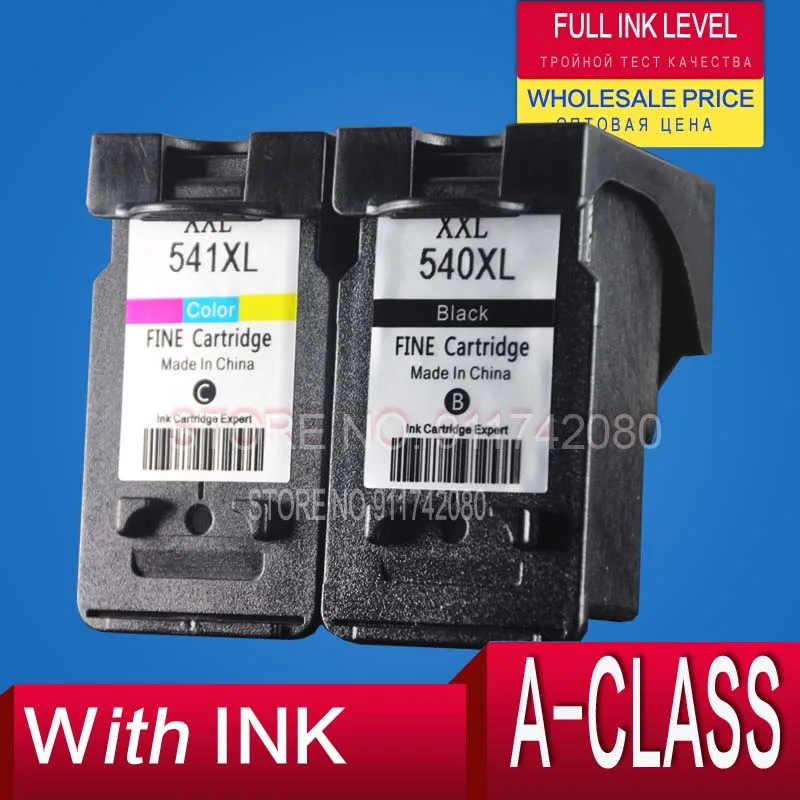 Cartucho de Tinta PG540 CL541 PG-540 CL-541 para Canon 540XL 541XL, pg 540 para Impresoras Pixma MG4250 MG3250 MG3255 MG3550 MG4100 MG4150