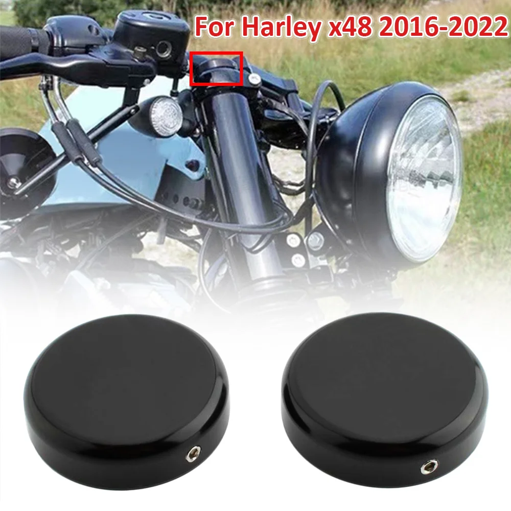 

2PCS Upper Fork Caps Cover for Harley-Davidson X48 FORTY-EIGHT XL1200X 2016-2022