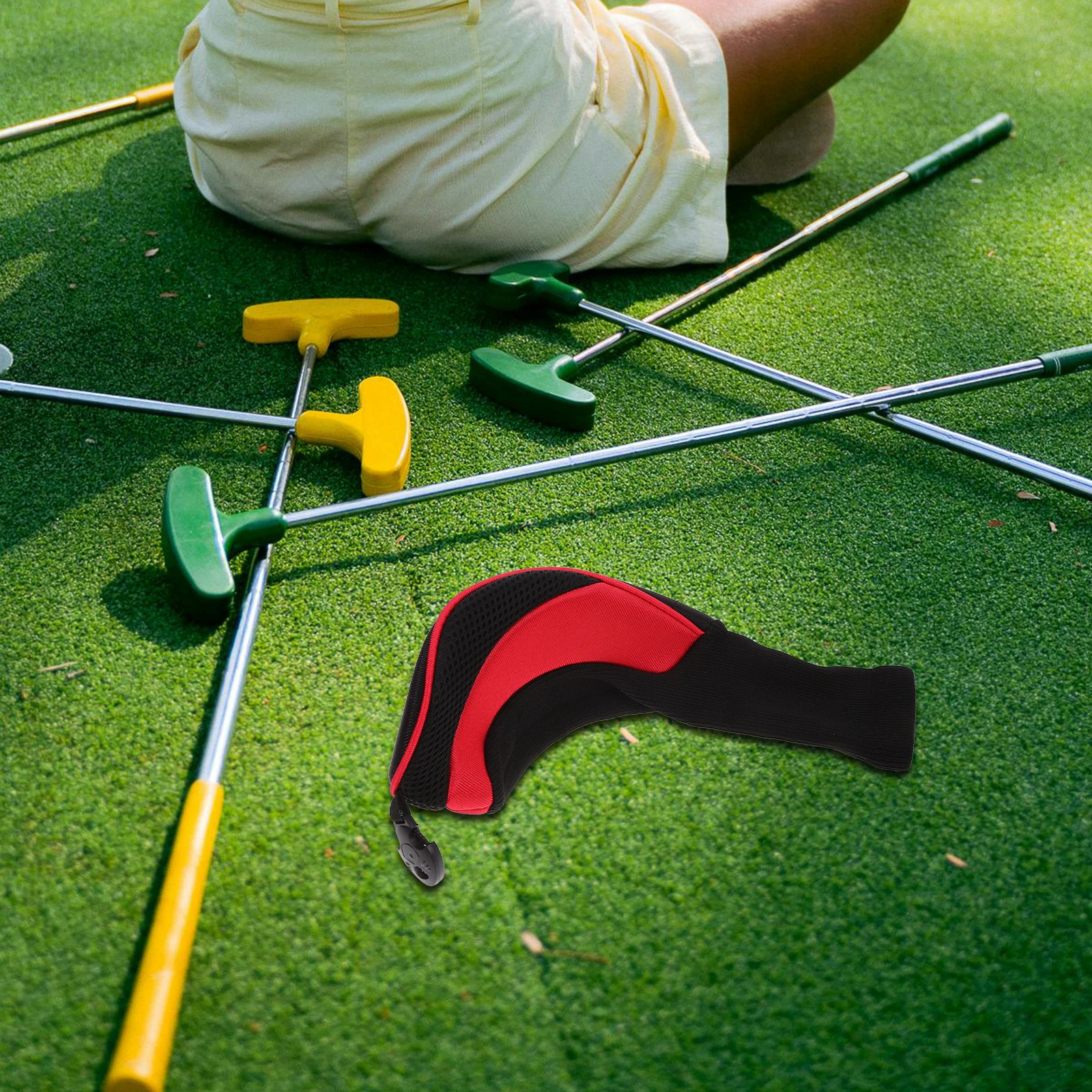 

3pcs Golf Wood Protectors Putter Cover Set Iron UT Chicken Leg Fit Identification Tags 3 4 5 7 X Durable for Most