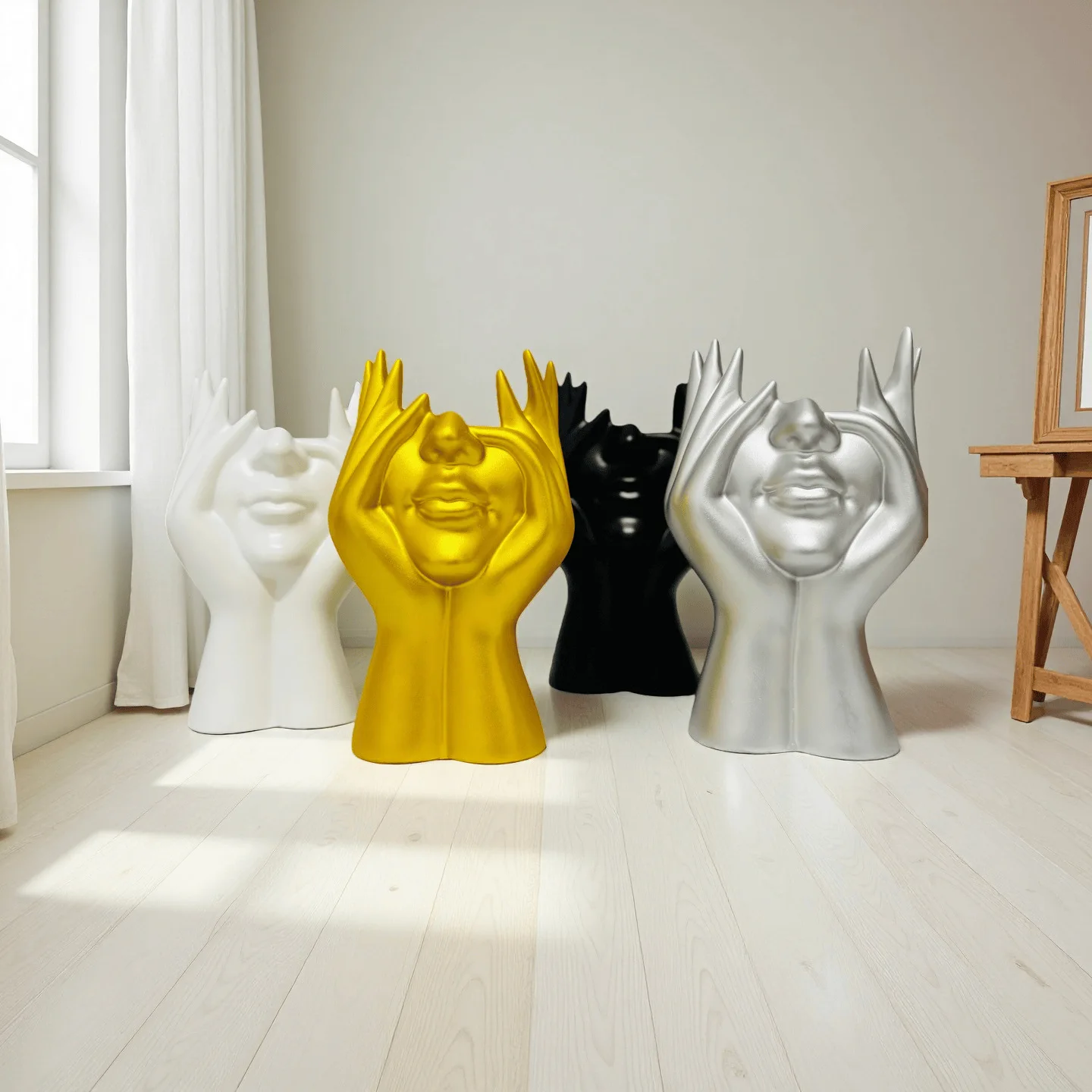 

1PC ​16cm Vinyl Figure Storage Holders Creative Human Body Art Styling Office Organizers Multifunctional Makeup Brush Holder