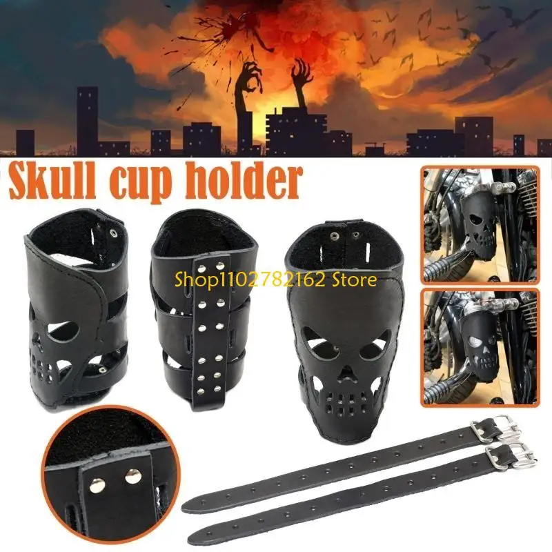 

547B Universal Motorcycle Bike Handlebar Coffee Leather Stand Drink Cup Holder Beverage Water Bottle Stand Sports Accessories