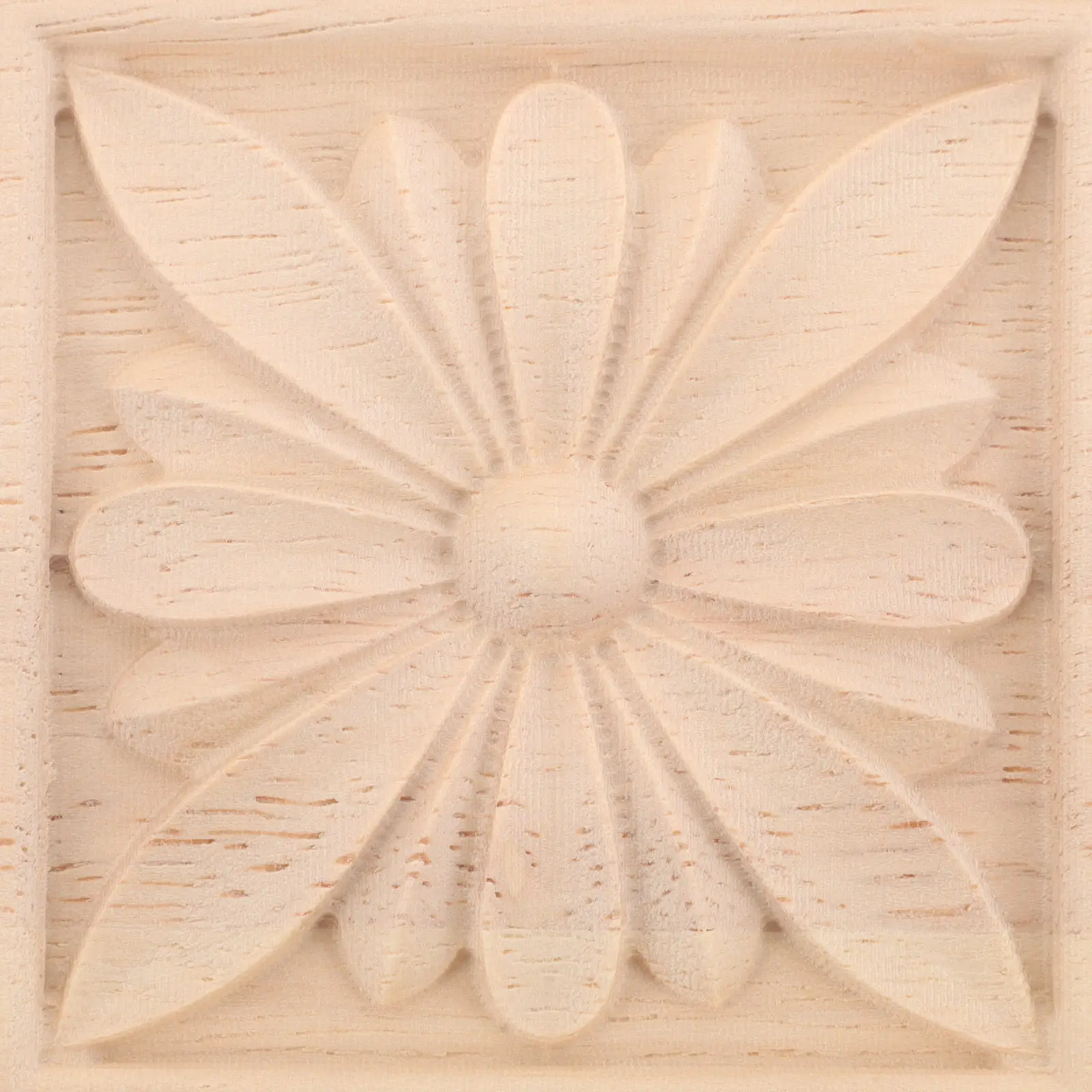 8Pcs Handcrafted Solid Wood Carving Corner Decals Elegant European Style Decorative Onlays for Furniture Cabinets Doors Chairs