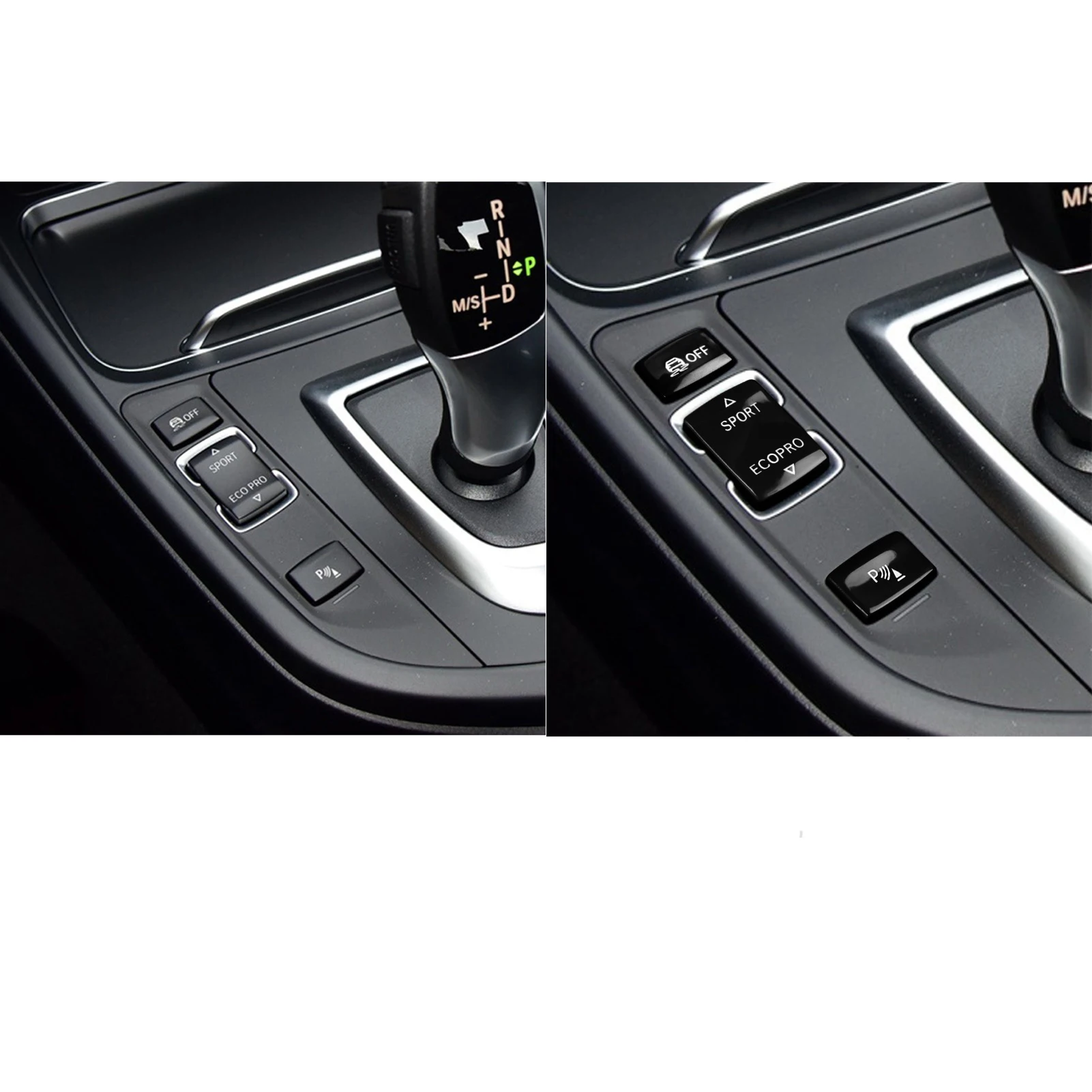 Car Console ESP Antislip Switch Sport Buttons Radar Sensor Key Cover For BMW 1 2 3 4 Series F20 F21 F30 F34 F32 F36 2012-2019 view 6