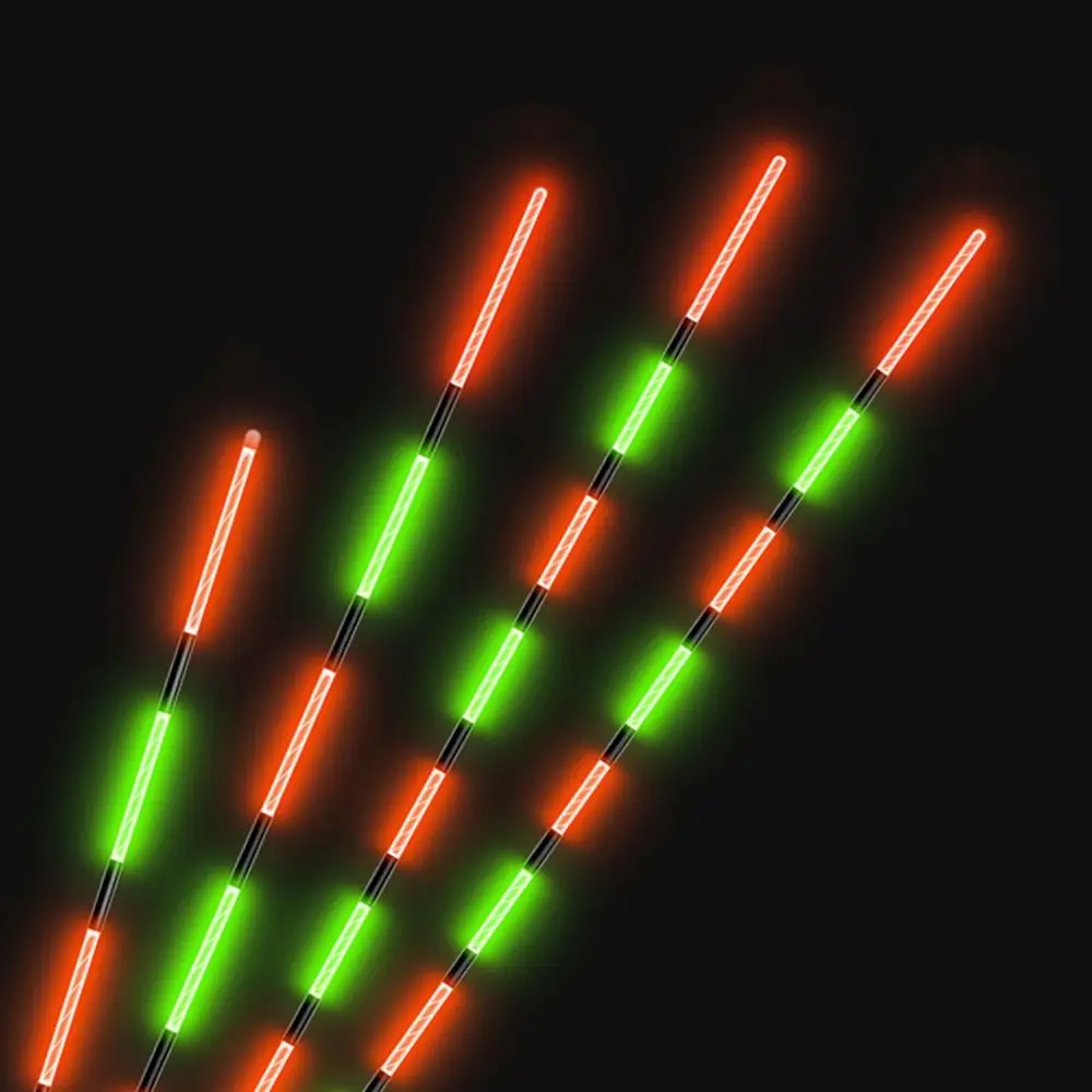 Flotadores LED para pesca nocturna en roca con bobbers visibles - imagen 4