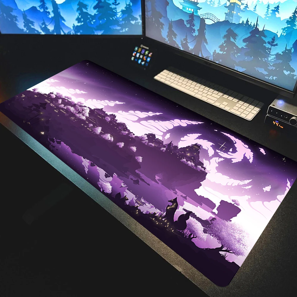 Moon and Stars Large Desk Mat  - Desk Setup Art 评论和价格