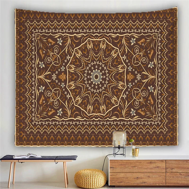 Tapestry Anime Tapestry Clearance Persian Beach Blanket Psychedelic Bohemian Yoga Mat Mandala Wall Hanging Mattress