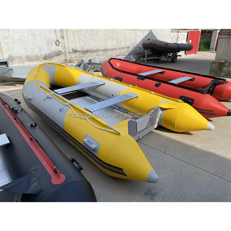مصنع رخيصة سبائك الألومنيوم قارب مطاطي كاياك 2 متر 3 متر 3.8 متر 4 متر قارب صيد زودياك البلاستيكية القابلة للنفخ مع محرك خارجي