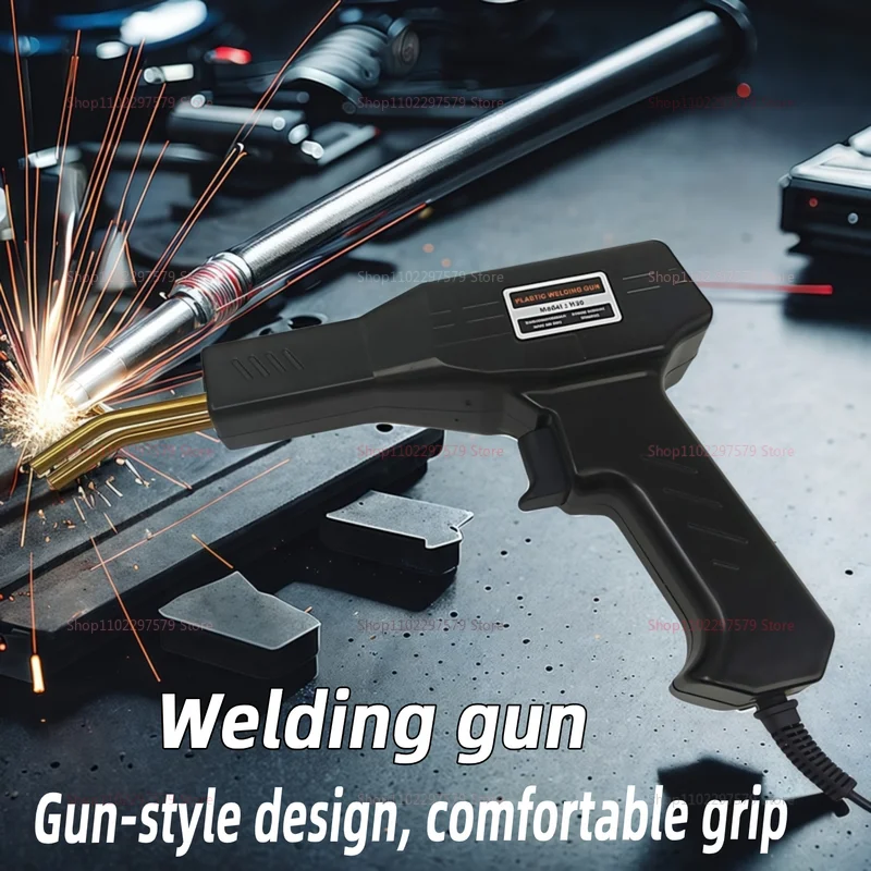 Car Bumper Repair Kit Hot Stapler Welding Gun Plastic Soldering Iron for Auto Body Repair Metal Plastic Fixing and Welding