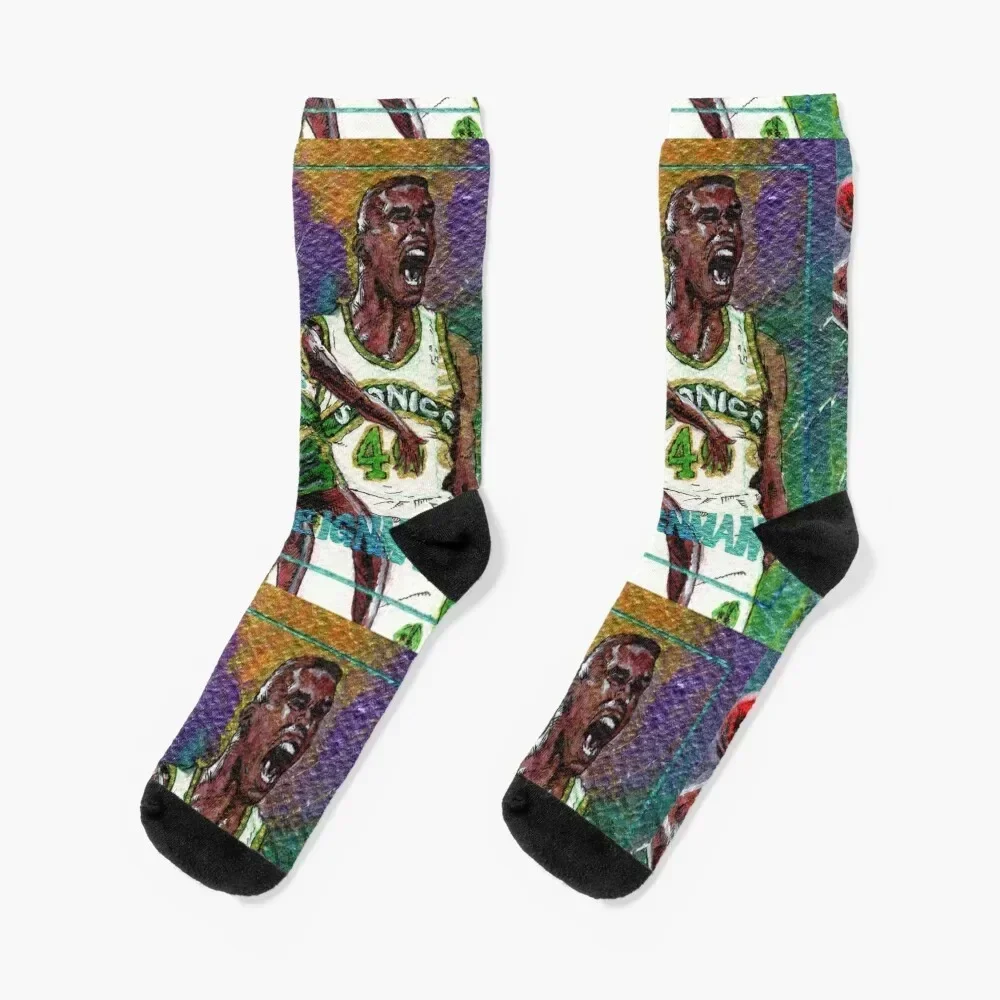 

Shawn Kemp Socks retro aesthetic new in's professional running Male Socks Women's