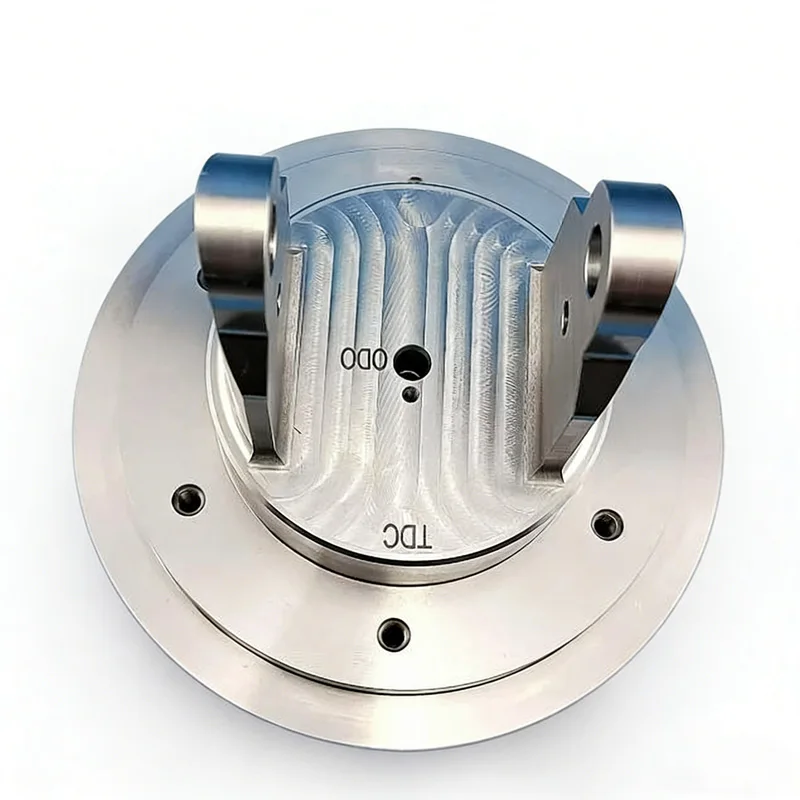 CNC Machining Aluminum Parts Custom Oil & Gas Valve Ports with Thread for Energy Equipment Connection Solution