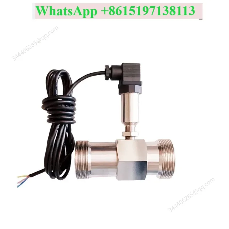 Liquid Turbine Flowmeter Sensor LWGY Transmitter 4-20mA Pulse RS485 Water Steam Oil