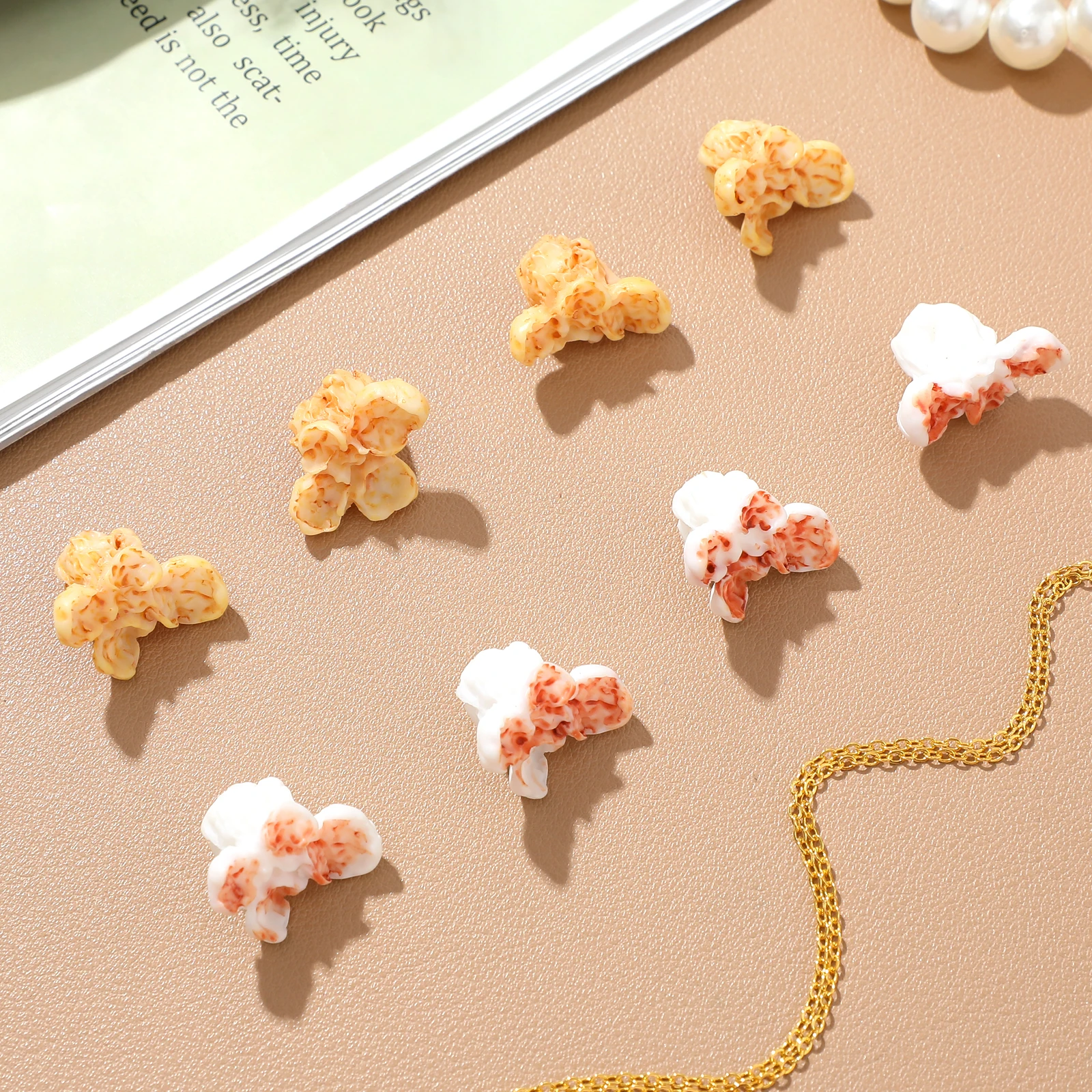 

20pcs Cute Resin Decor Lifelike Food Ornament DIY Earring Accessory Phone Case Bonsai Garden Decoration Party Favors