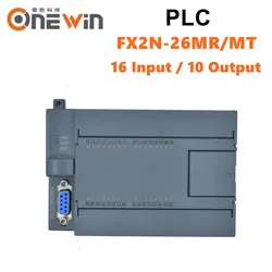 FX2N-26MR FX2N-26MT PLC Industrial Control Board 16 Input 10 Output RS232 RS485 MODBUS RTU Support Expansion Module