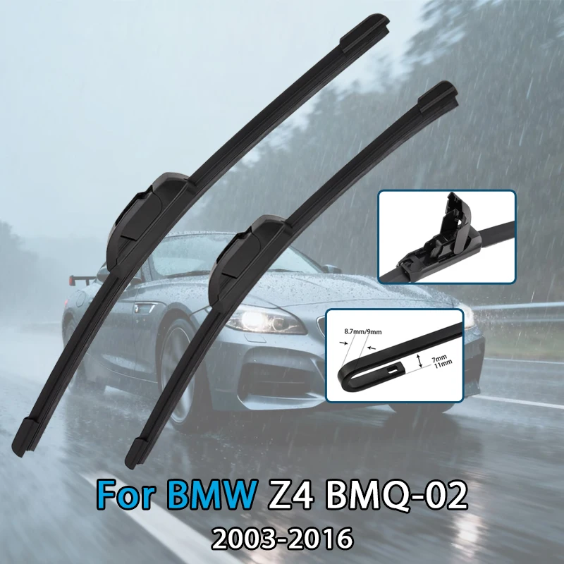 

Car Wiper Blade For BMW Z4 BMQ-02 G29 2003-2016&2019-2025 Windshield Rubber Refill Front Window Wiper Auto Accessorie