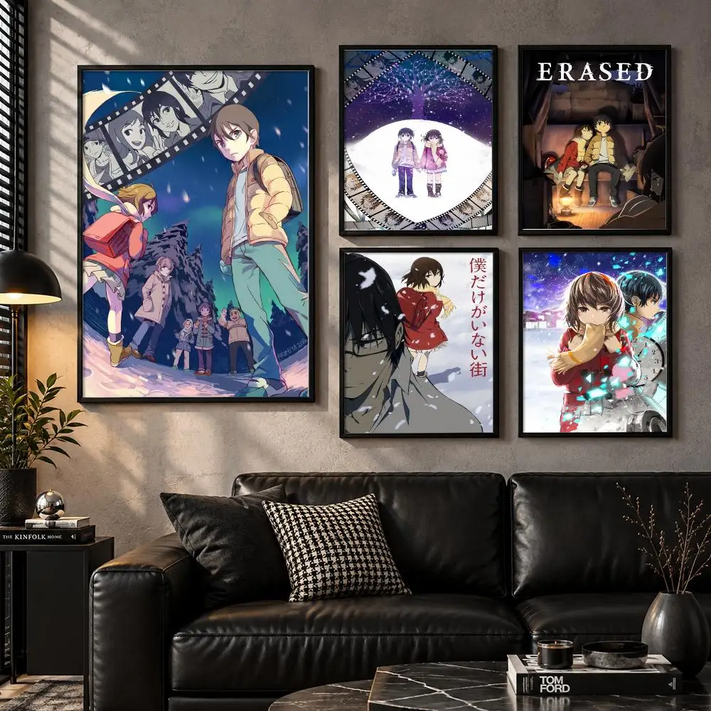 Anime E-Erased Comic Poster Wall Art Sticker For Living Room Bedroom Bar Home Decor Mural Painting Decoration