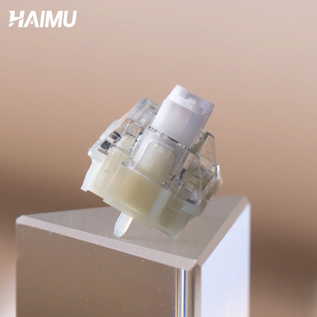 

HAIMU Silent Magnetic Switch HIFI Linear 37g Pre-Lubed Magnetic Keyboard Switch POM Stem Free Setting Pre Travel PC Accessories