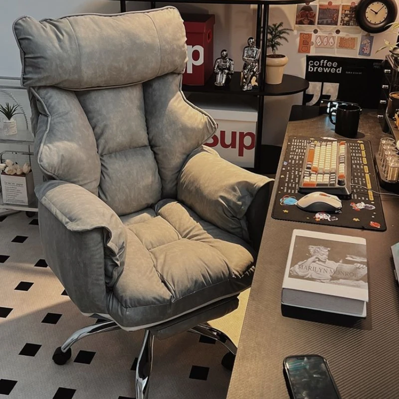 

Home Study Office Stool Soft and Comfortable Long-term Sofa Chair Gaming Chair Bedroom Desk Chair