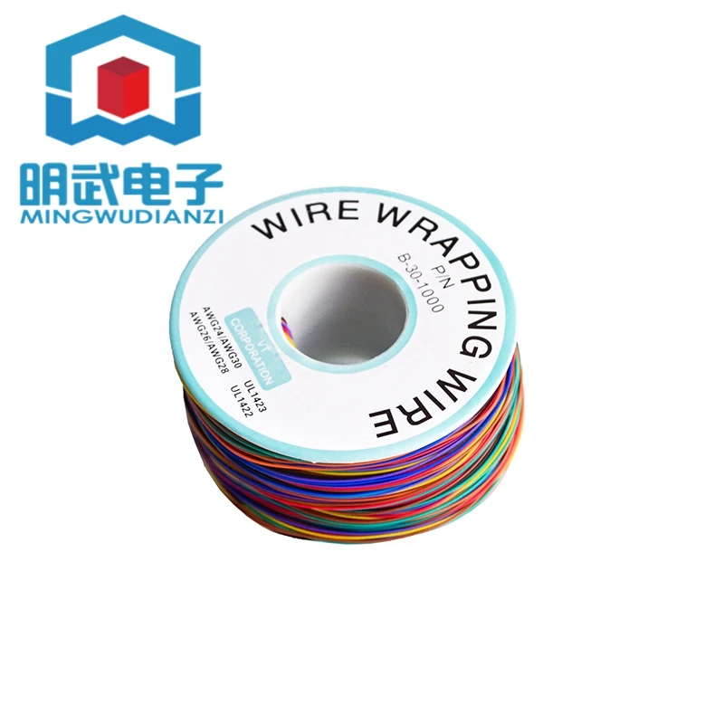 Circuit Board Flying lead, single-core Tinned Copper wire, OK wire, Aviation wire, PCB Test wire, 8-color Mixed Pack