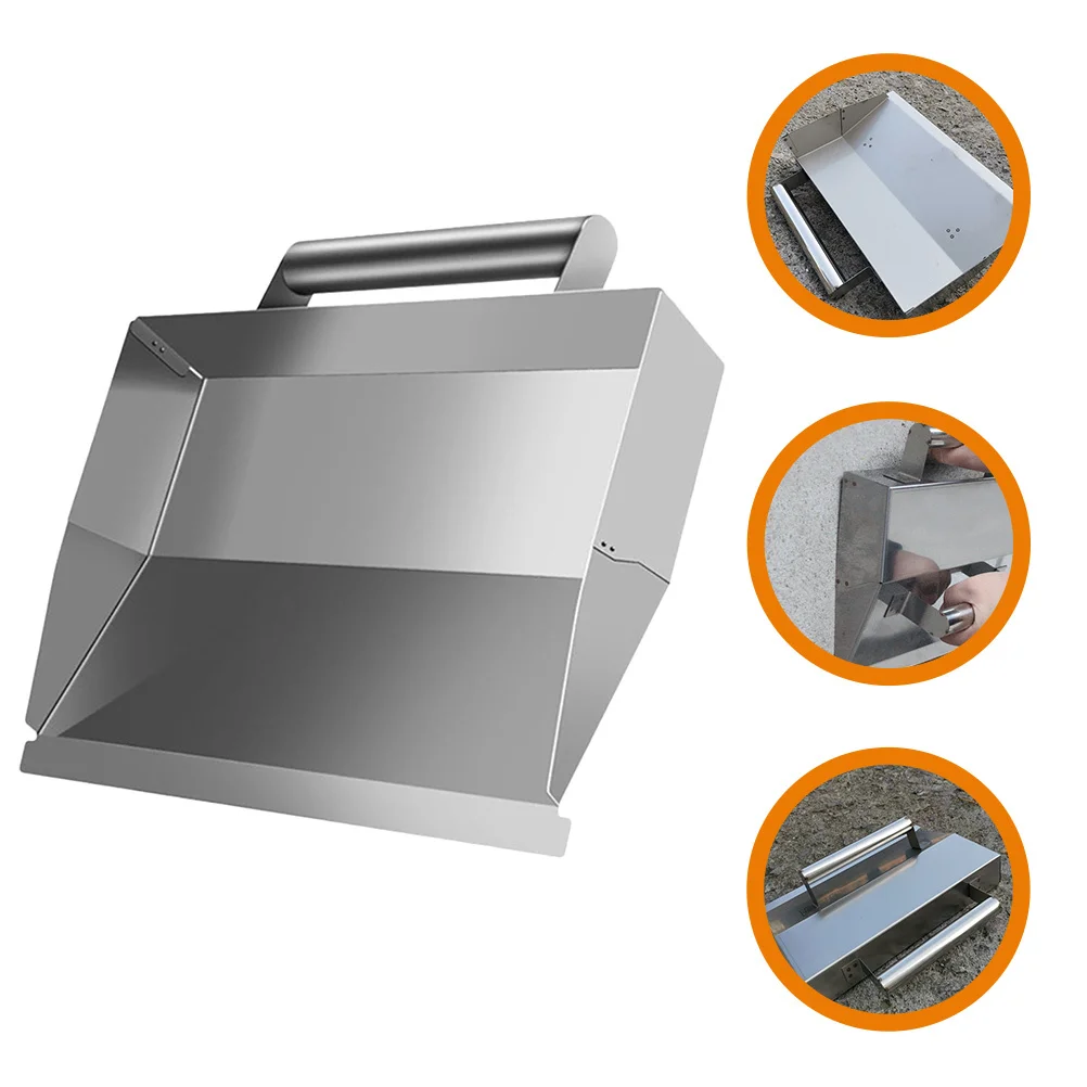 コンクリートこて-多目的壁仕上げツール-ステンレス鋼-錆びにくい-コンクリートエッジャー-スクレーパー-左官仕上げ修理用