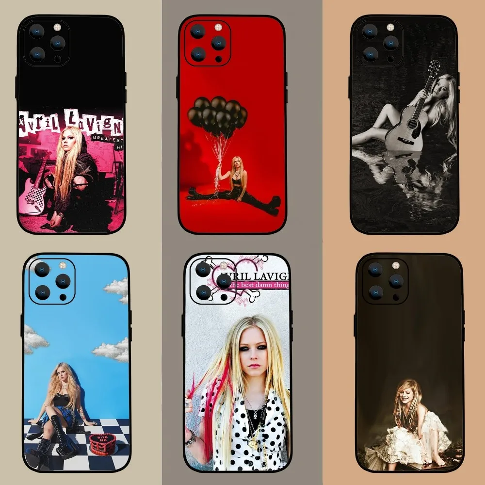 Avril Lavigne singer Phone Case For Samsung Galaxy A53 A33 A70 A73 A54 A51 A71 A52S 5G Soft Cover Shell