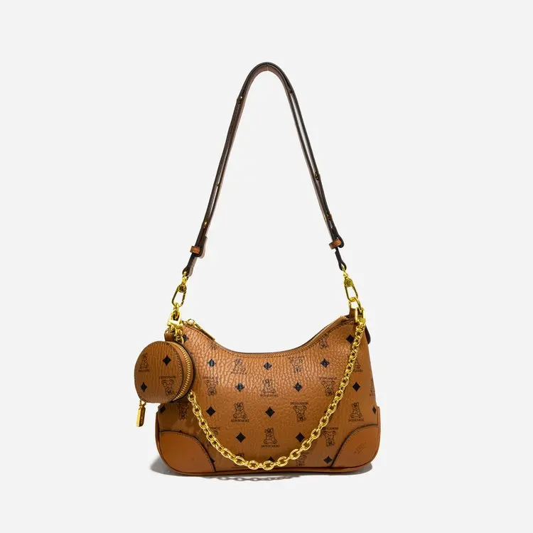 2025 Vegan Leather Crossbody Bag - Stylish Square Shoulder Purse for Work & Weekend - Soft PU Leather with Metallic Hardware