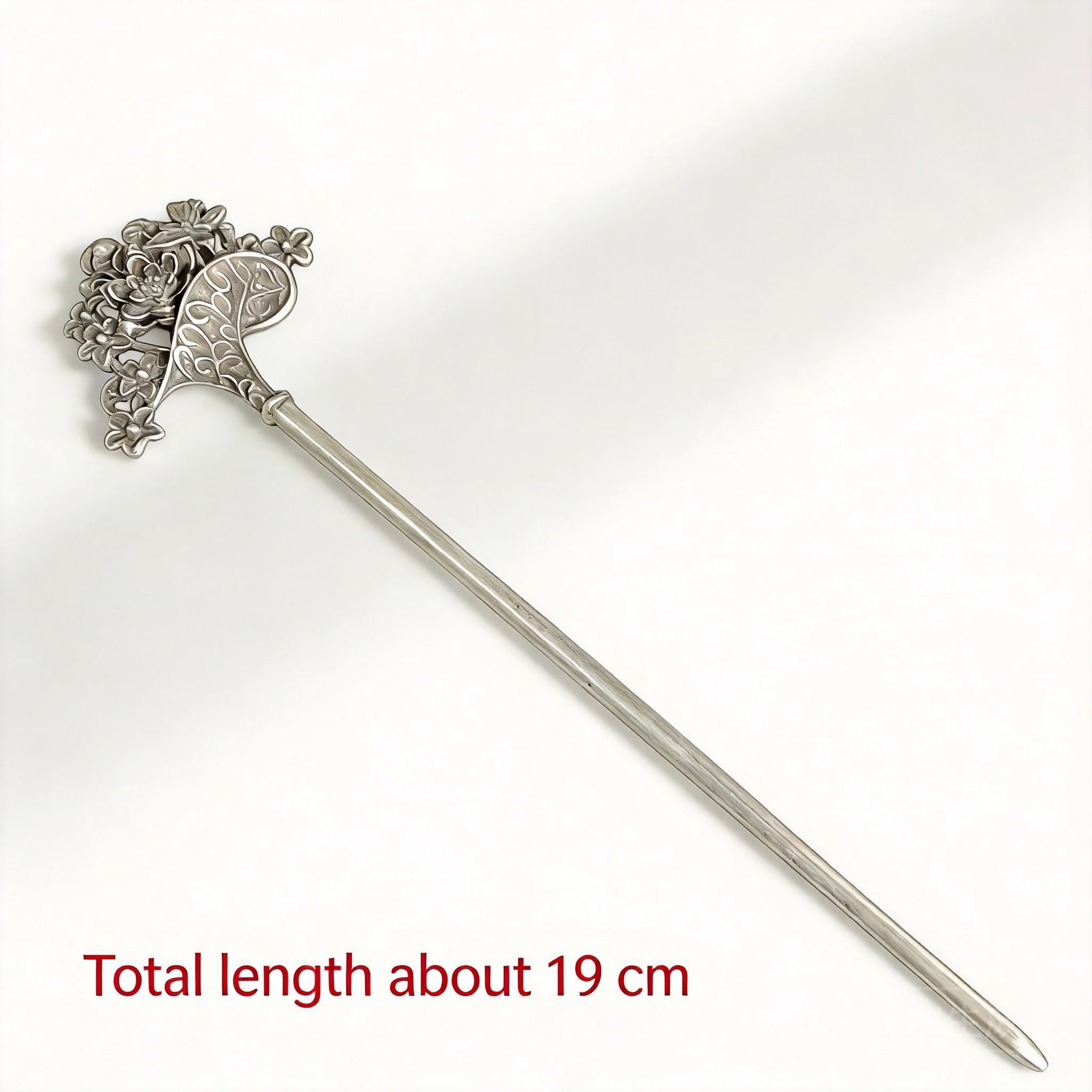 Vintage Chinese Tang Dynasty Auspicious Flower Hair Stick Handmade Retro Hairpin For Hanfu Kimono Cosplay Good Luck Blessing Jew
