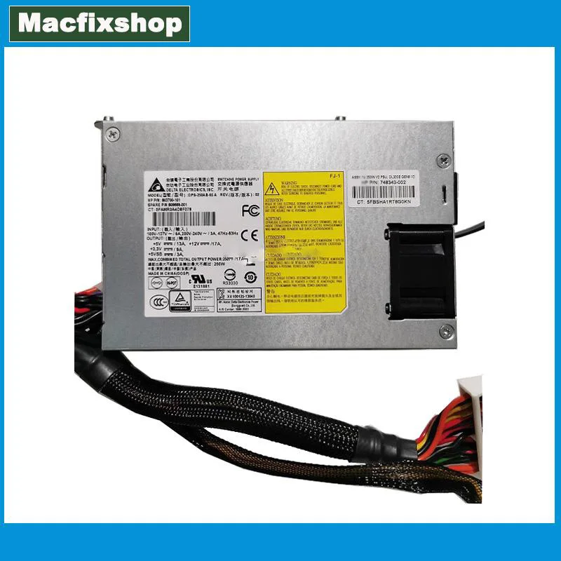 Fonte de alimentação original do servidor, HP DL320E Gen8 V2, 250W, DPS-250A, B-85 A, 803700-101, 809669-001