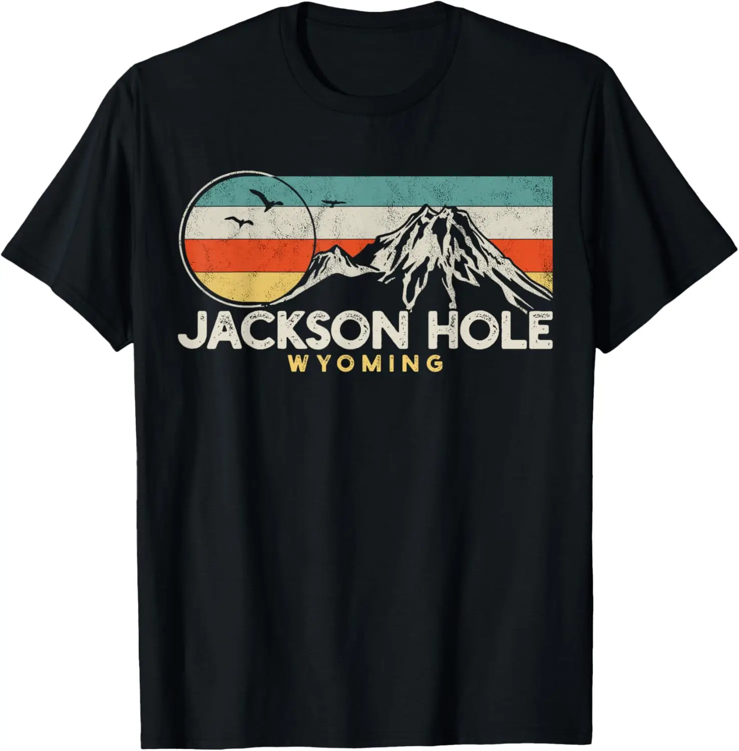 Jackson Hole Wyoming Travel Retro T-Shirt