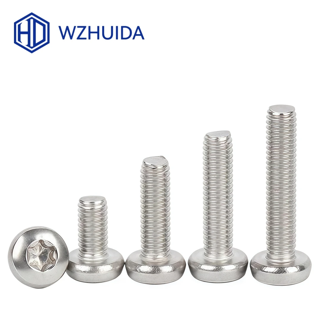 2-50 قطعة M1.4 M1.6 M2 M2.5 M3 M3.5 M4 M5 M6 M8 M10 ستة الفص توركس عموم ستة الفص جولة رئيس الترباس المسمار GB2672 304 الفولاذ المقاوم للصدأ #1