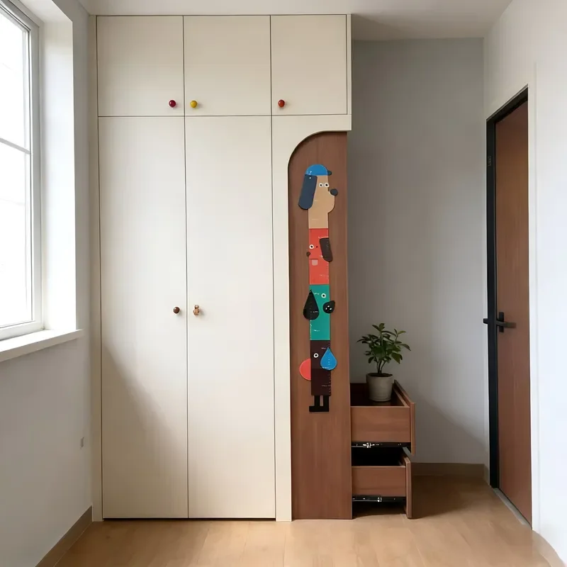 Dressing Table Modern Wood Modular Chest of Drawers Vanity Table for Home Solid Wood Storage Wood Dresser China