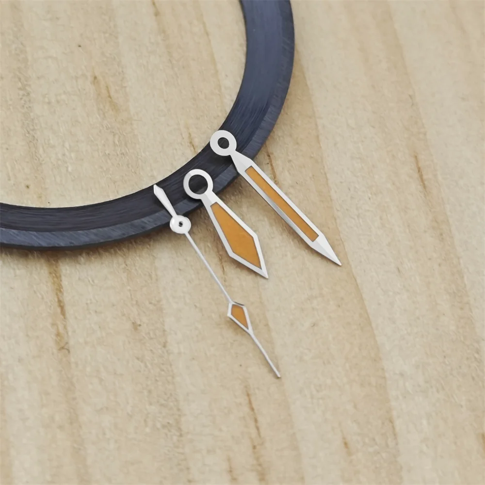 Ponteiro Relógio de Mergulho Luminous, Solid Center Shaft, C Factory, Water Ghost, Amarelo, Suíça, 2824, 2836