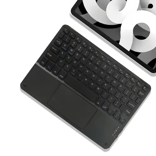Imagen 2 del producto Teclado táctil inalámbrico, diseño delgado y silencioso, batería de larga duración. Mini teclado Bluetooth para iPad, compatible con Android/IOS