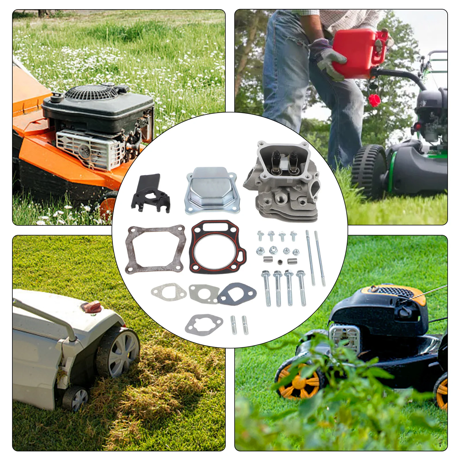 

For Honda Compatible Cylinder Head Assembly for Enhanced Engine Efficiency in Water Pumps and Pressure Washers