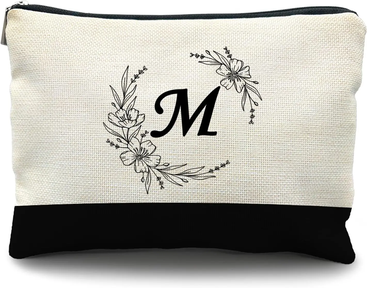 

Cosmetic Bag Personalized Makeup Bag Initial Monogram Personalized Makeup Bag Bridesmaid Gifts Personalized Gifts Bags for Women
