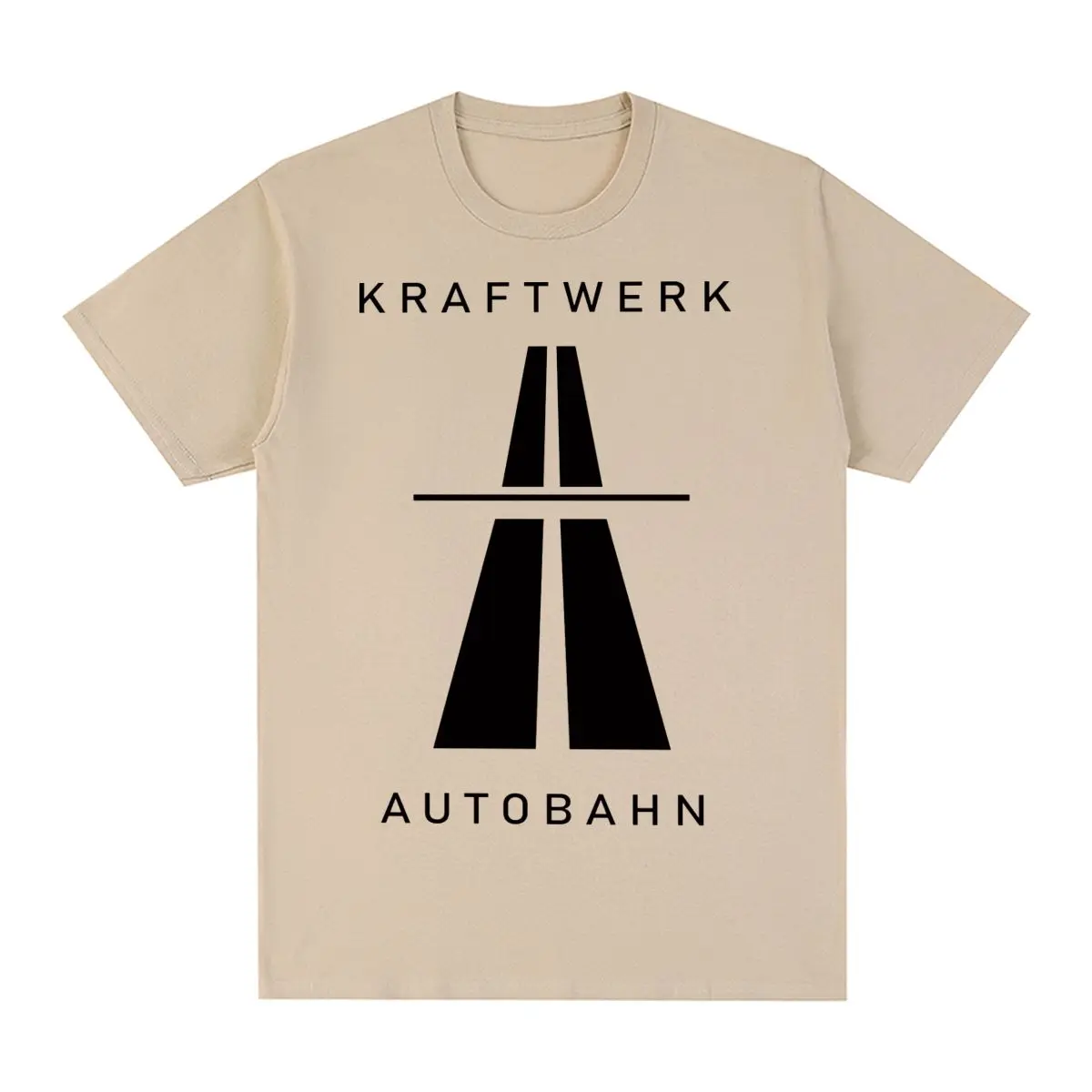 Kraftwerk Autobahn Music Vintage T-shirt Electronic Synth Neu! Krautrock Cotton Men T Shirt New Tee Tshirt Womens Tops