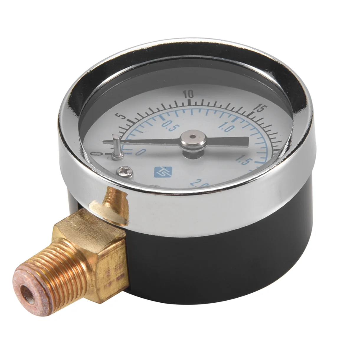 A10Z-Pressure Gauge - 0 - 30 psi 0 - 2 bar Mini Dial gauge compressor meters hydraulic pressure gauge Gage double scale