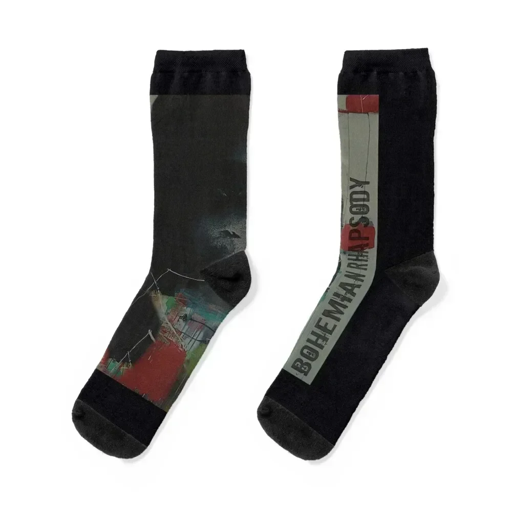 bohemian rhapsody freddie mercury paul lovering Socks tennis retro designer brand Novelties Socks Ladies Men's