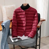 2026 New Arrivals Autumn Winter Warm Women White Duck Down Slim Jackets Female Fashion Ultra Lightweight Packable Puffer Coats 3