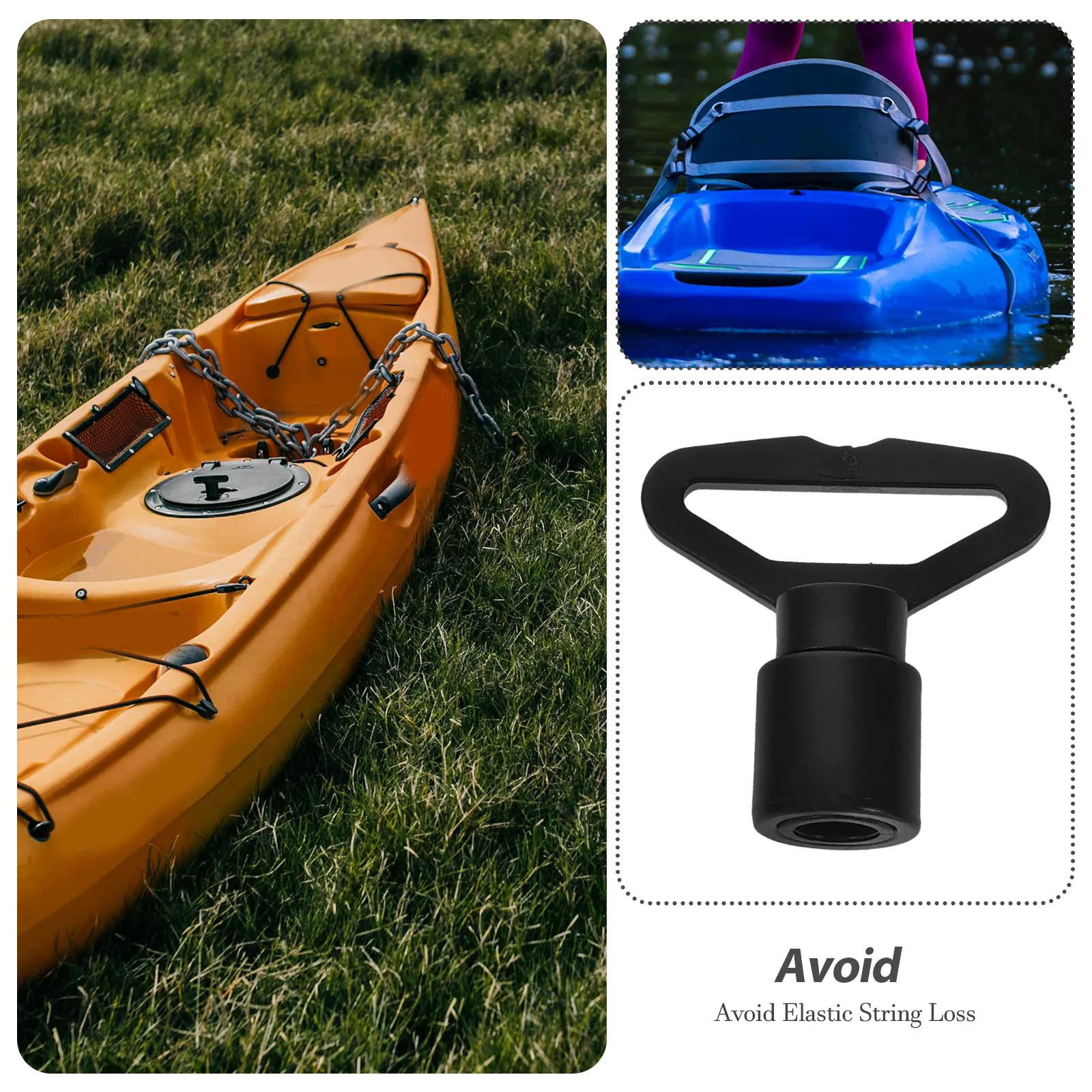 

10pcs Kayak Mooring Hook Paddle Fixing Straps Sturdy Boat Dock Yacht Tie Buckle Lightweight Durable Storage Compact