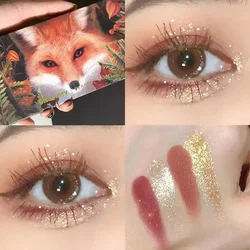 Perfect Diary Animal Eye Shadow Palette Red Fox Rose Butterfly Koi Kitten 12 Colors Pearlescent Matte Eye Shadow Cosmetics