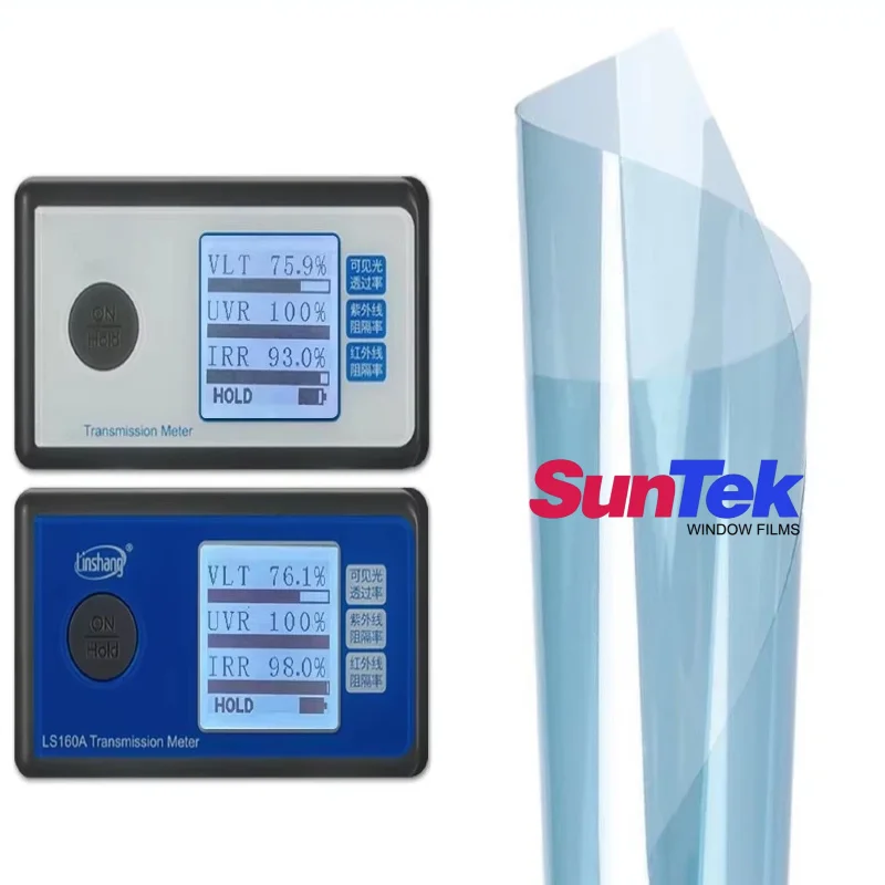 

Suntek 7590 Window Film 8-Year Warranty VLT 75% clarity Anti-glare UV 99% IRR 90% Window Film 1.52M x 30M